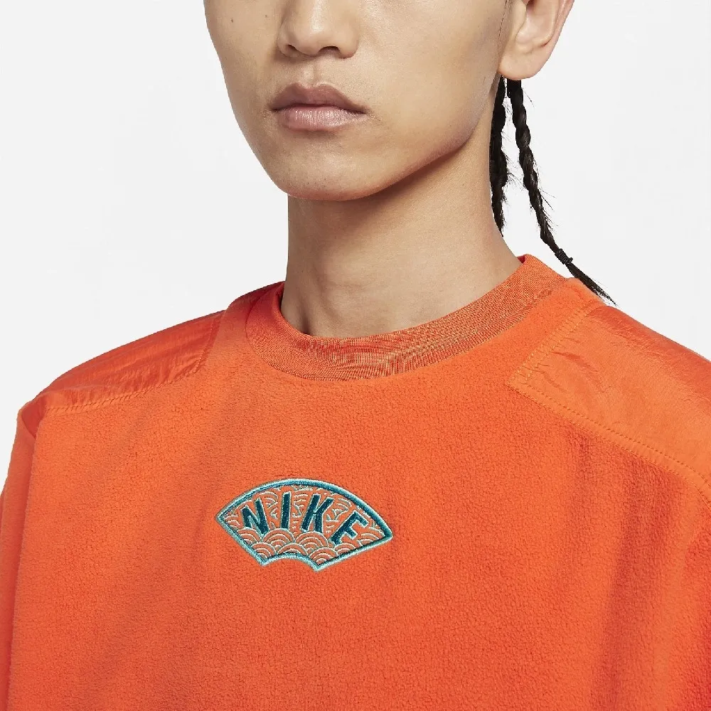 Chinese New Year's Terma-Fit Loose Kangaroo Sweatshirt Orange фото