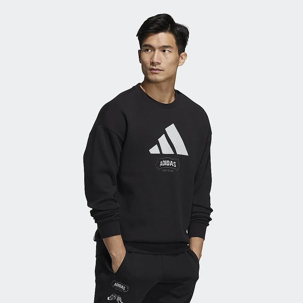 Adicolor Big Logo Long Sleeve Tee Black фото