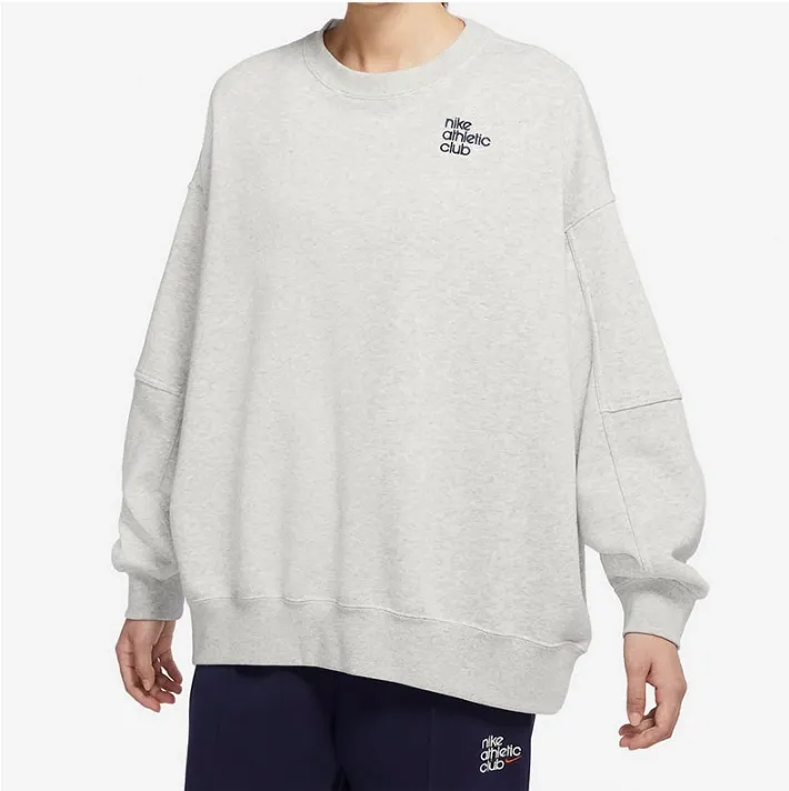 Oversize Athletic Club Fleece Sweatshrt Grey фото