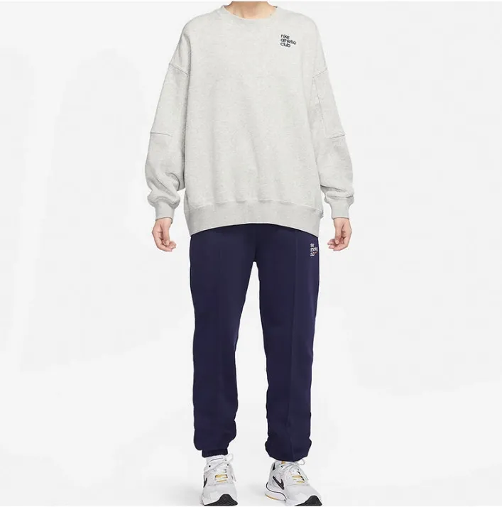 Oversize Athletic Club Fleece Sweatshrt Grey фото