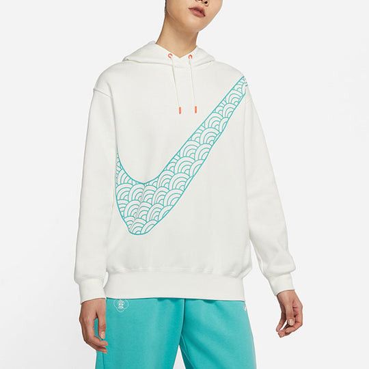 Chinese New Year's Fleece Hoodie White фото