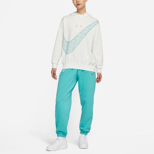 Chinese New Year's Fleece Hoodie White фото