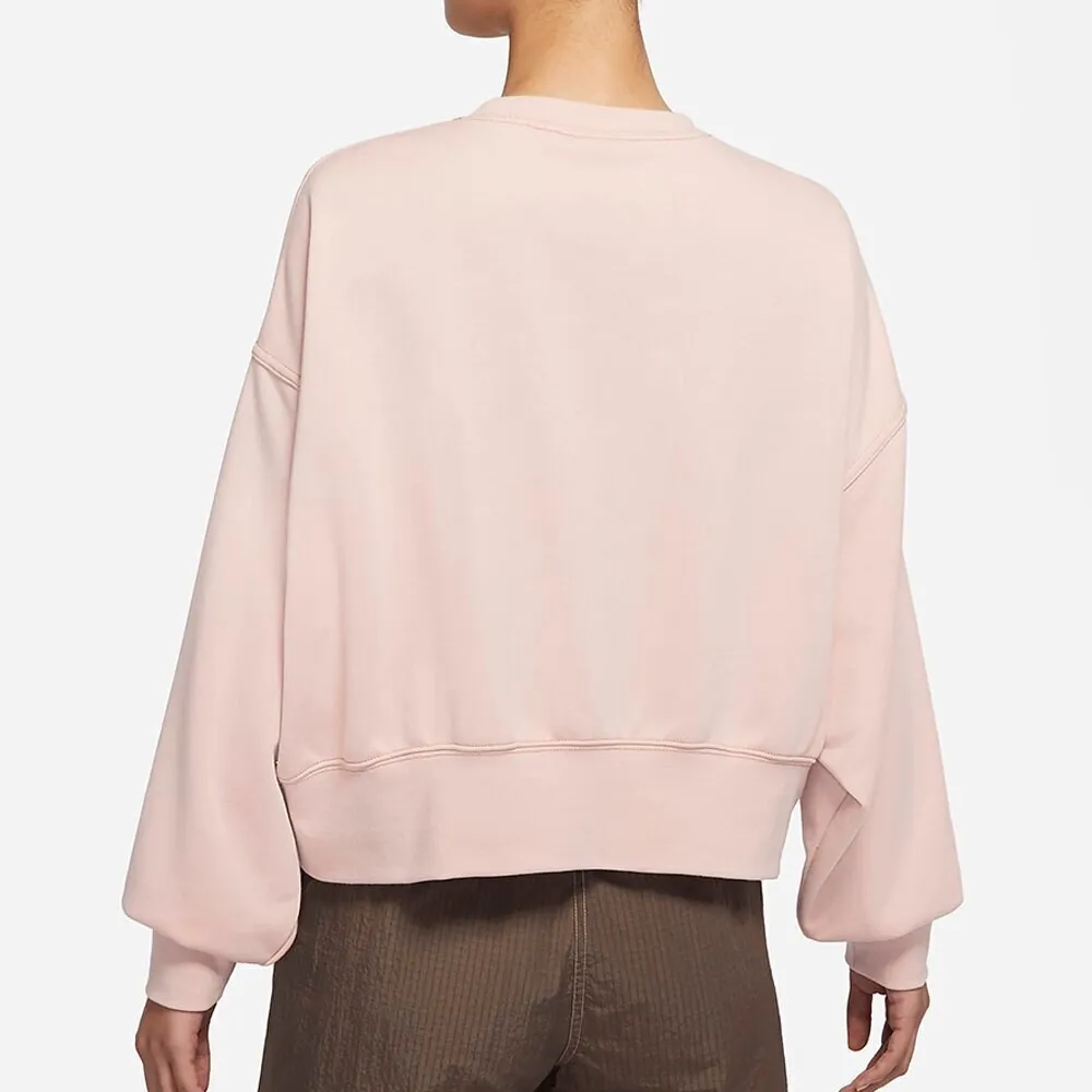 Oversize Swoosh Fleece Sweatshrt Washed Pink фото