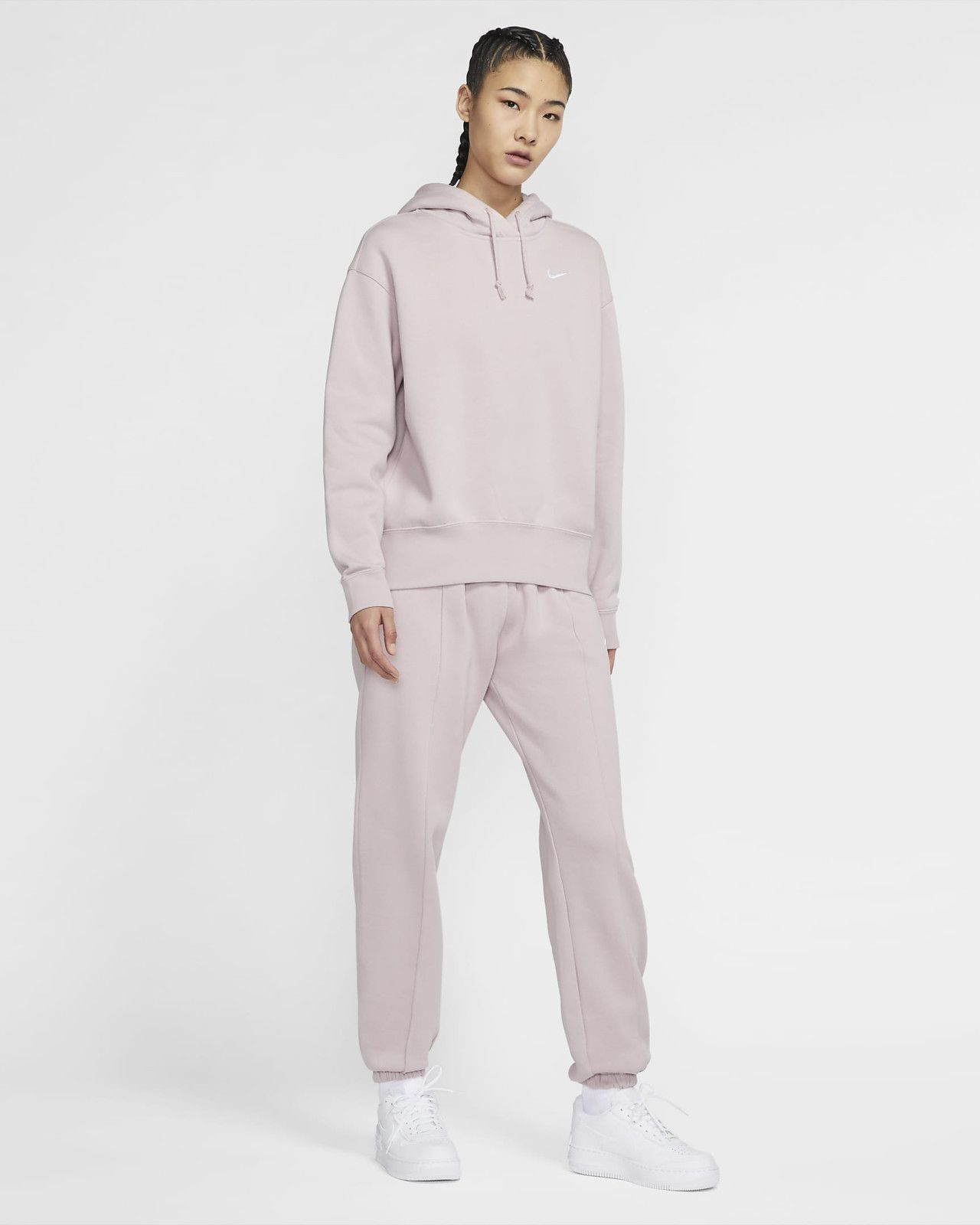 Essential Fleece Hoodie Champagne White фото