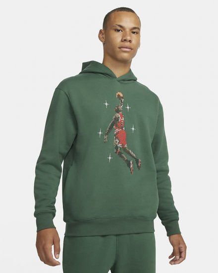 Essential Fleece Hoodie Washed Green фото