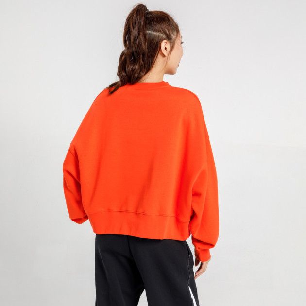 Oversize Small Swoosh Fleece Sweatshrt Orange фото