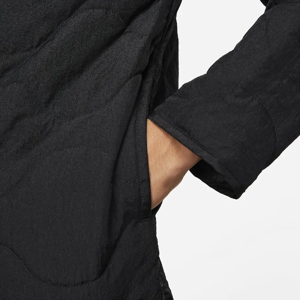 Swoosh Embroidered Loose Padded Jacket фото