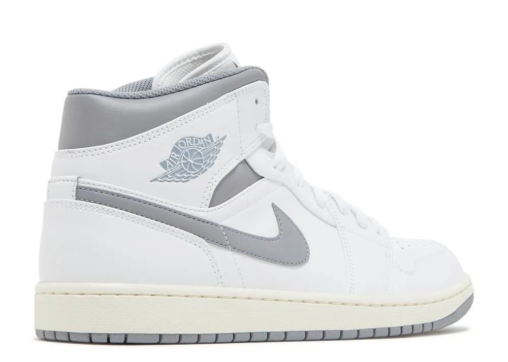 Air Jordan 1 Mid Neutral Grey фото