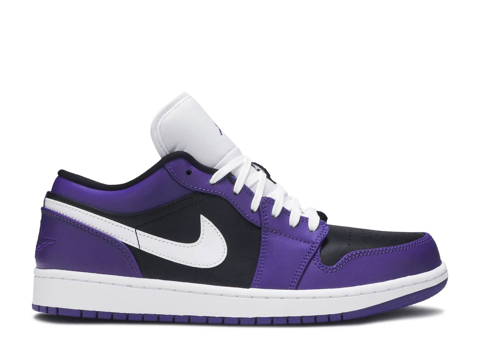 Air Jordan 1 Low Court Purple Black (2020) фото