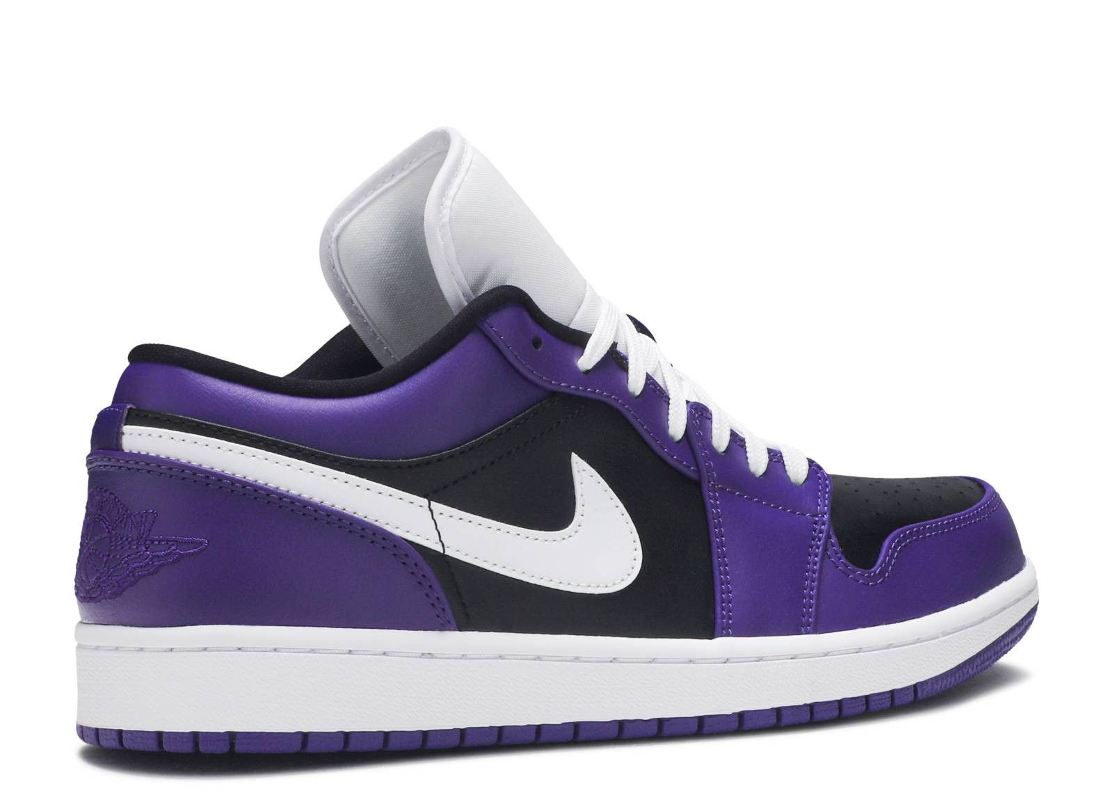 Air Jordan 1 Low Court Purple Black (2020) фото