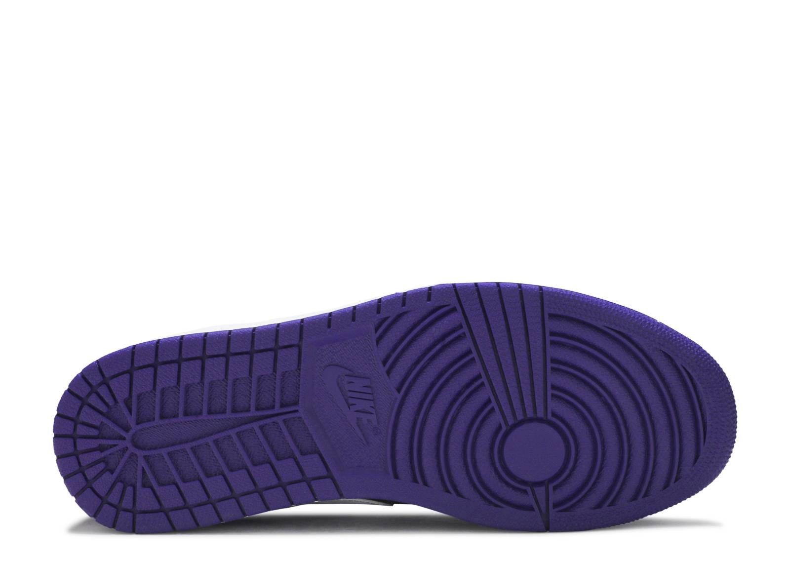 Air Jordan 1 Low Court Purple Black (2020) фото