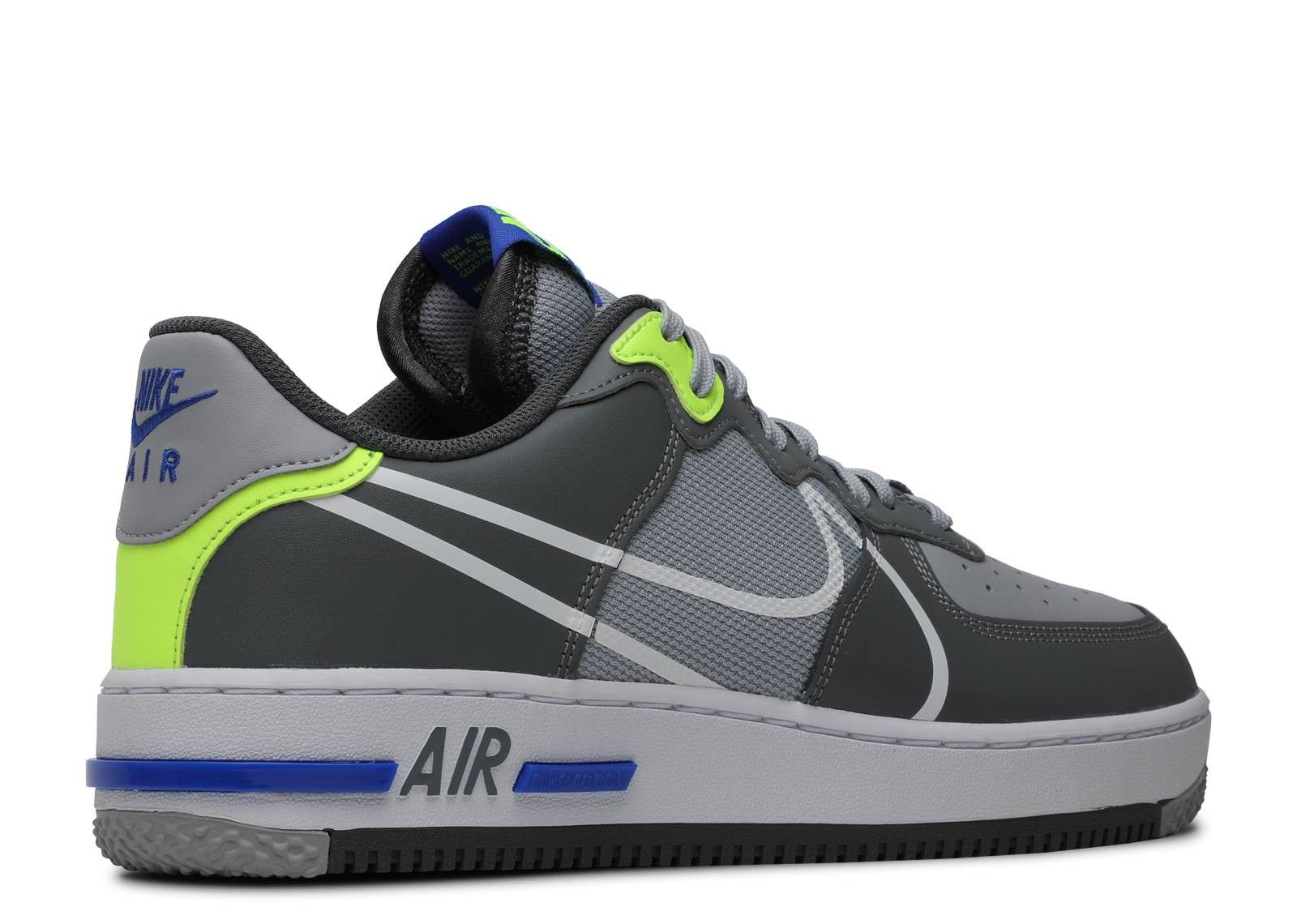 Air Force 1 Low 1 React Wolf Grey (2020) фото