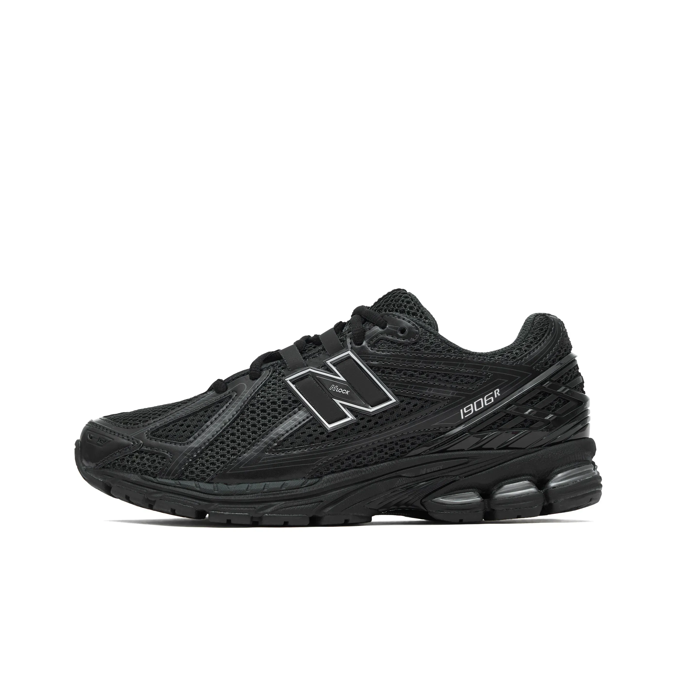 Низкие кроссовки New Balance 1906R Black Metallic Silver (Чёрный) Унисекс