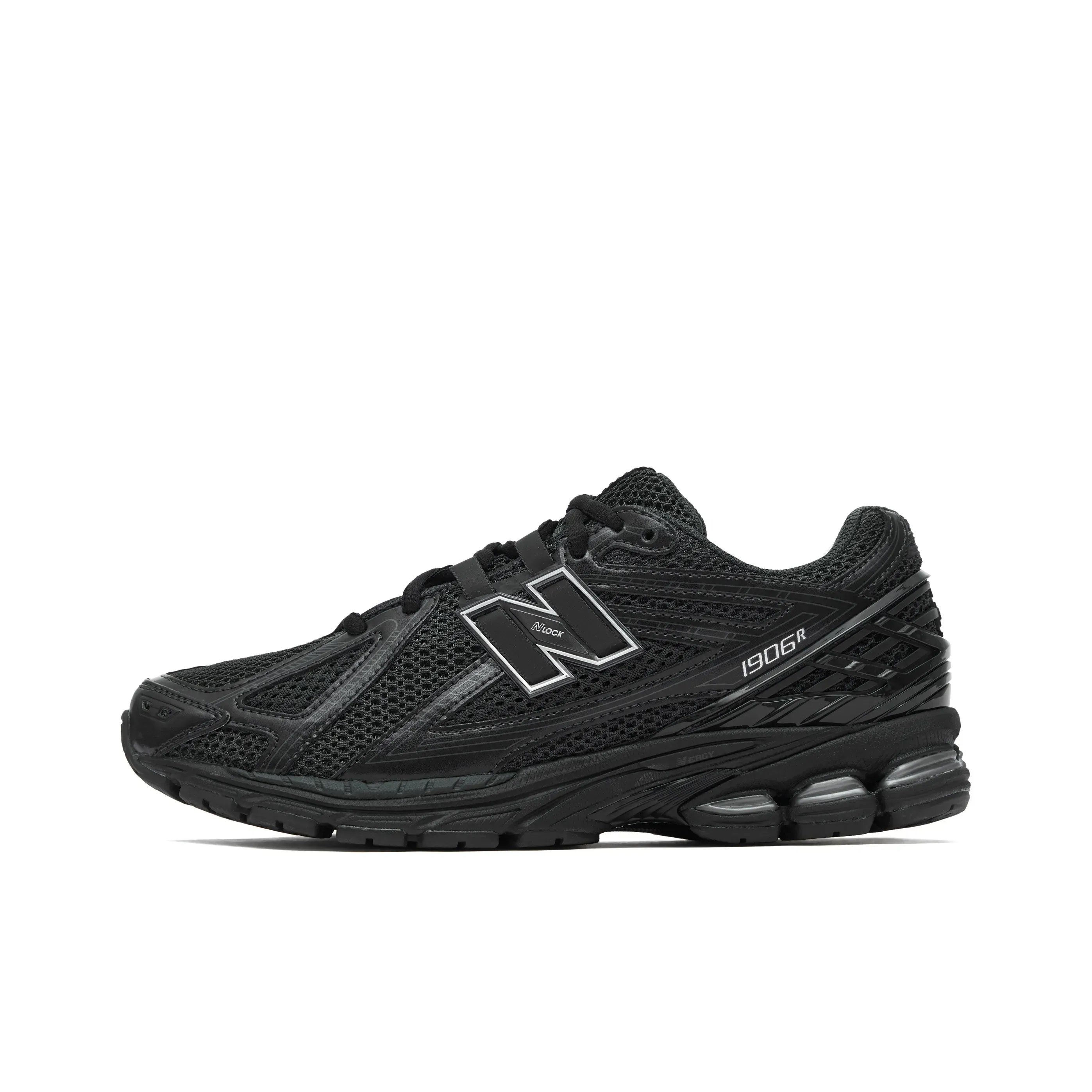 Низкие кроссовки New Balance 1906R Black Metallic Silver (Чёрный) Унисекс