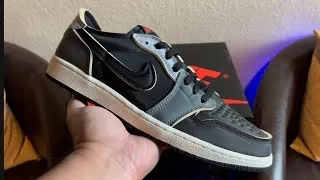 Air Jordan 1 Low Dark Smoke Grey фото