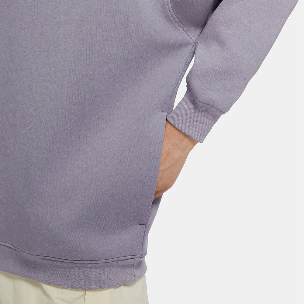 Essential Fleece Loose Hoodie Washed Blueberry фото