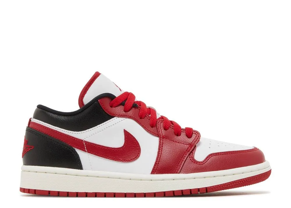 Air Jordan 1 Low White Gym Red фото