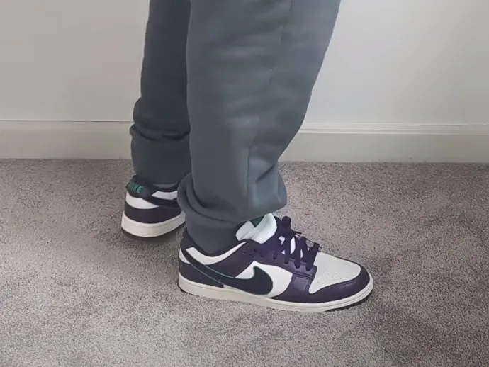 Dunk Low Chenille Swoosh-Grand Purple фото