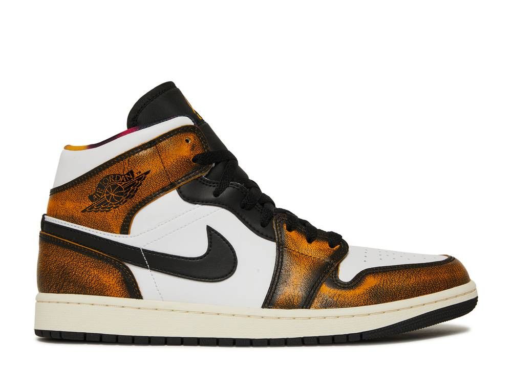 Air Jordan 1 Mid Wear-Away-Taxi фото
