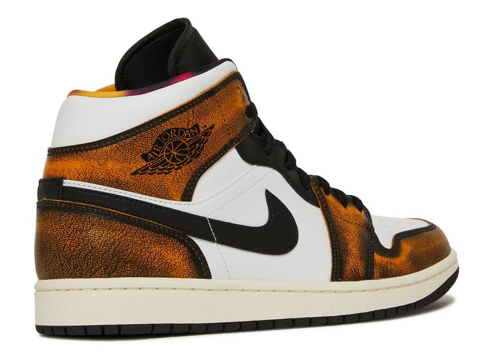 Air Jordan 1 Mid Wear-Away-Taxi фото