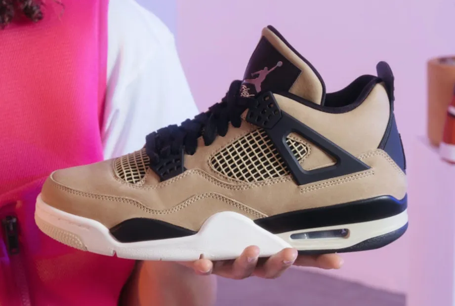 Air Jordan 4 Womens 'Mushroom' (2019) фото