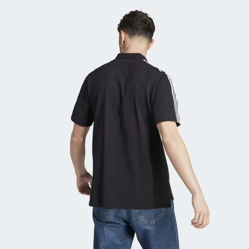 Essentials 3-Stripes Polo Shirt Black фото