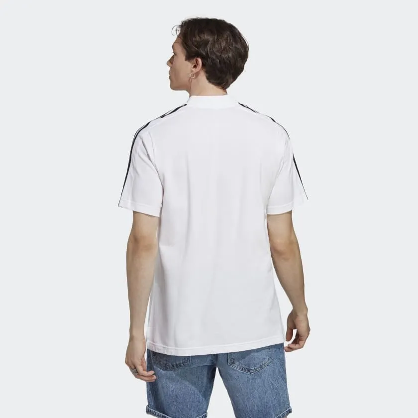 Essentials 3-Stripes Polo Shirt White фото