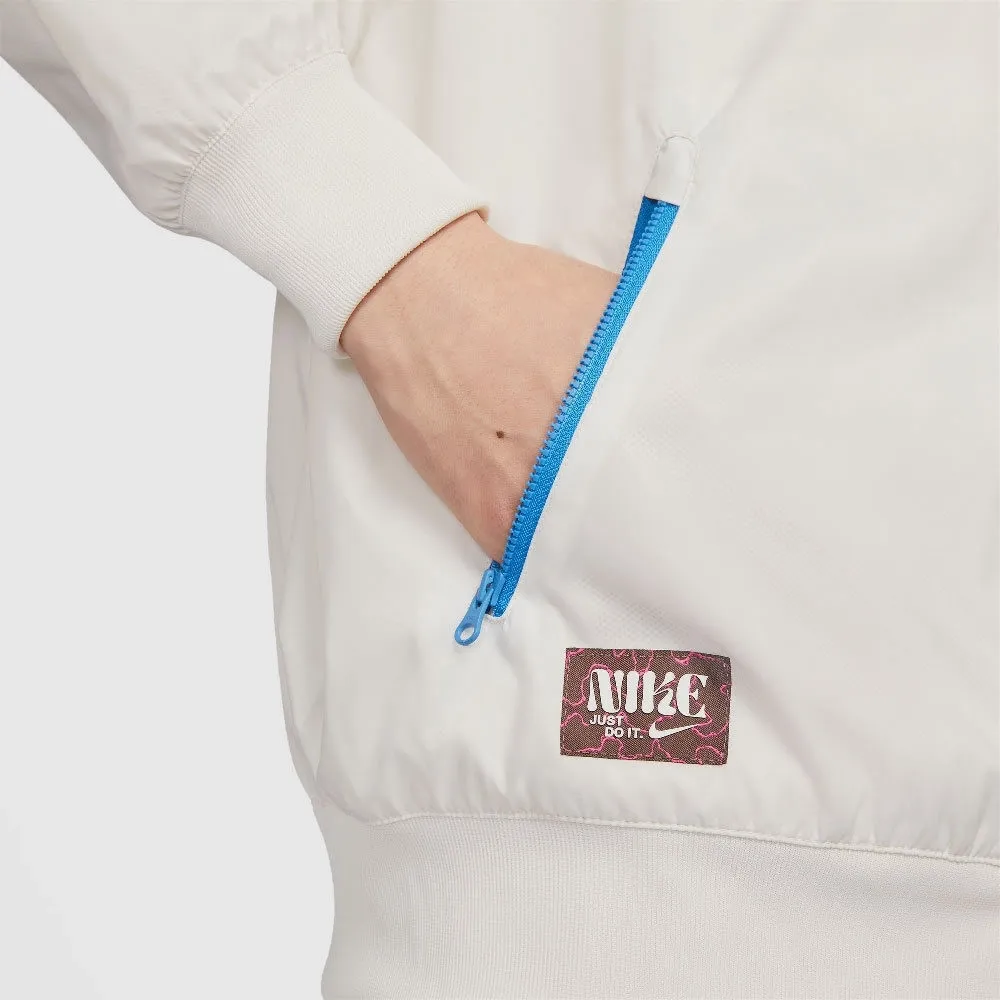 Zip Color Lightweight Hooded Jacket White фото