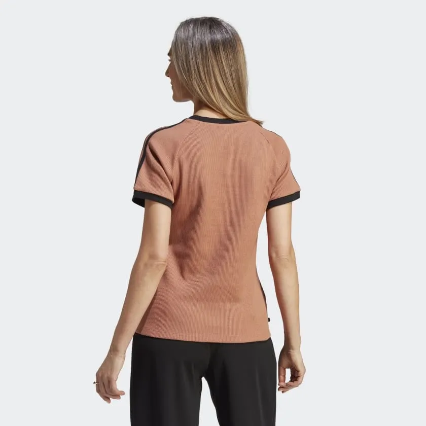 3-Stripes Slim Tee Brown фото