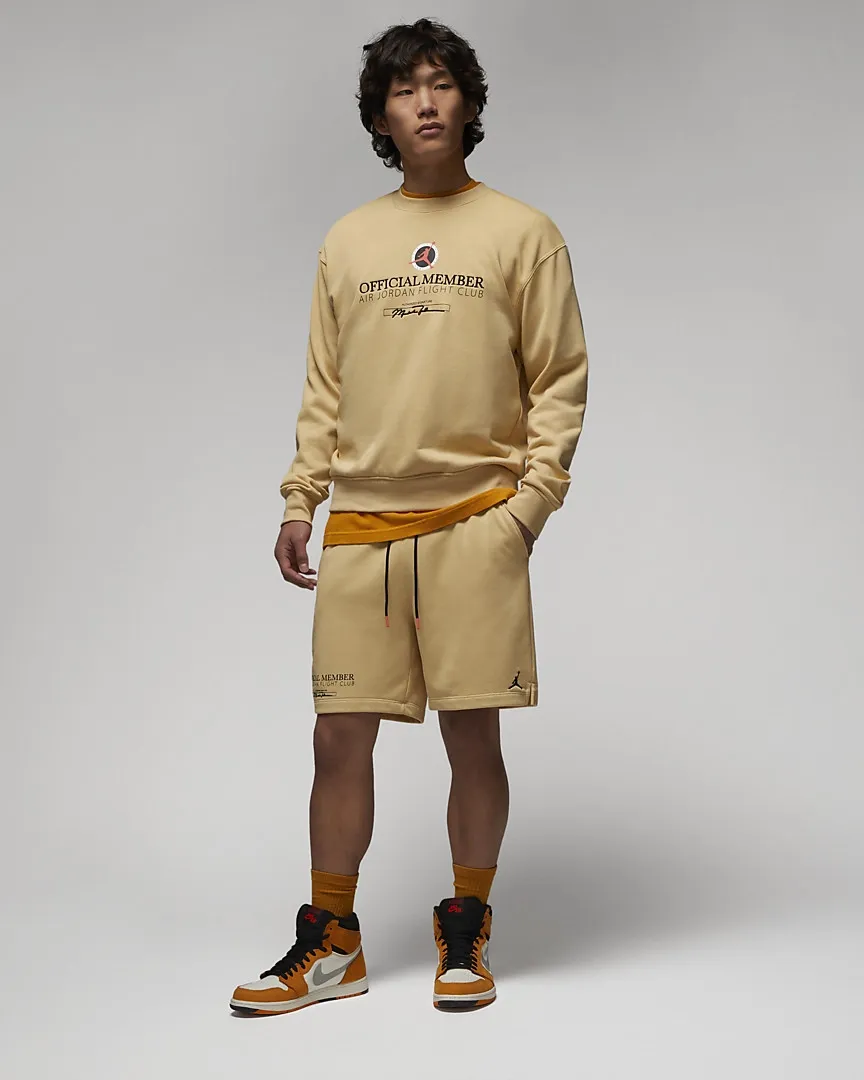 Flight Fleece Shorts Beige фото