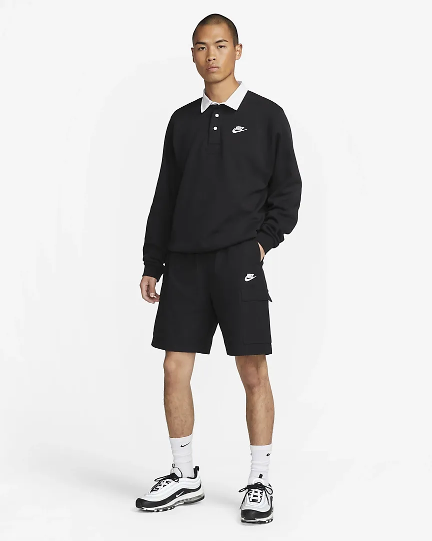 Woven Cargo Shorts Black фото