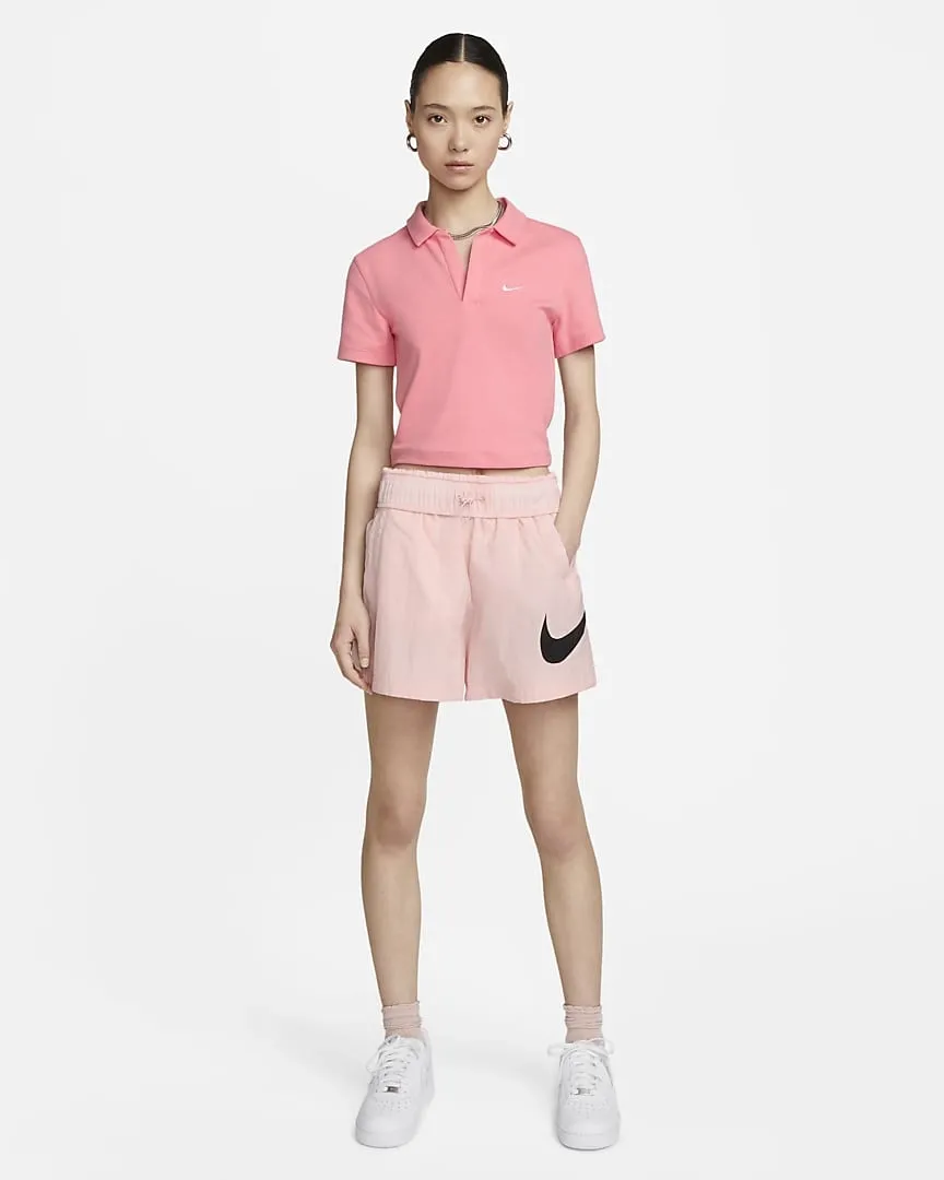 Essentials Polo Top Pink фото