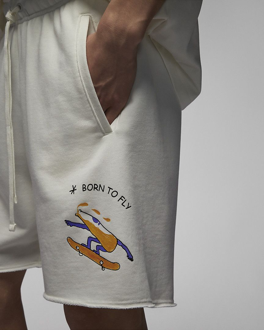 Born To Fly Shorts White фото