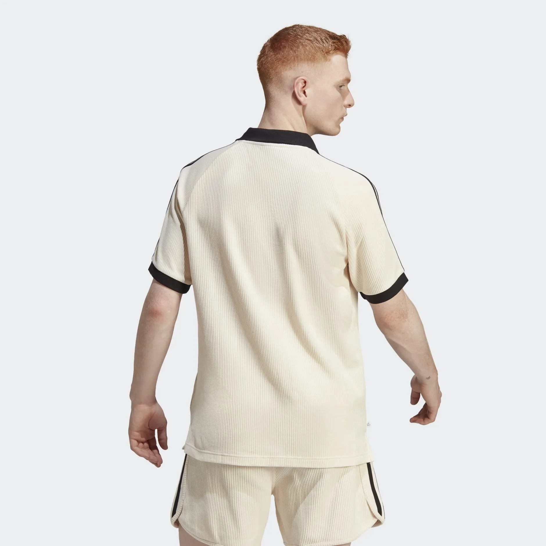 Adicolor Classics Waffle Polo Shirt Beige фото