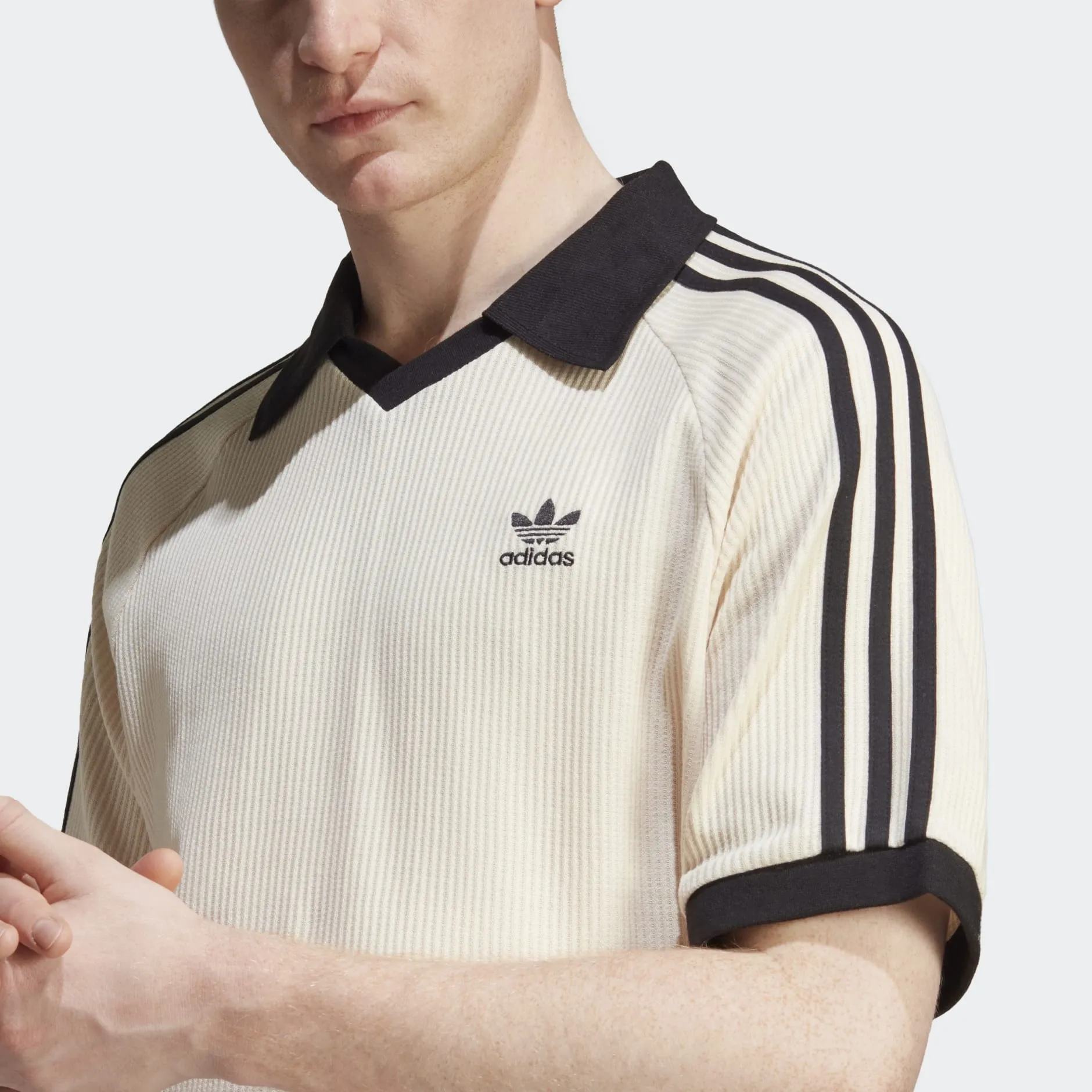 Adicolor Classics Waffle Polo Shirt Beige фото