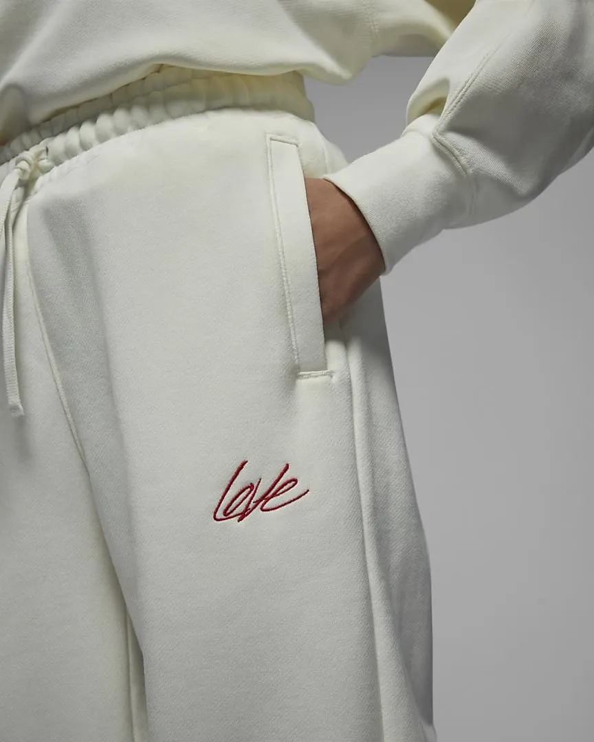 Flight Fleece Loose Pants White фото