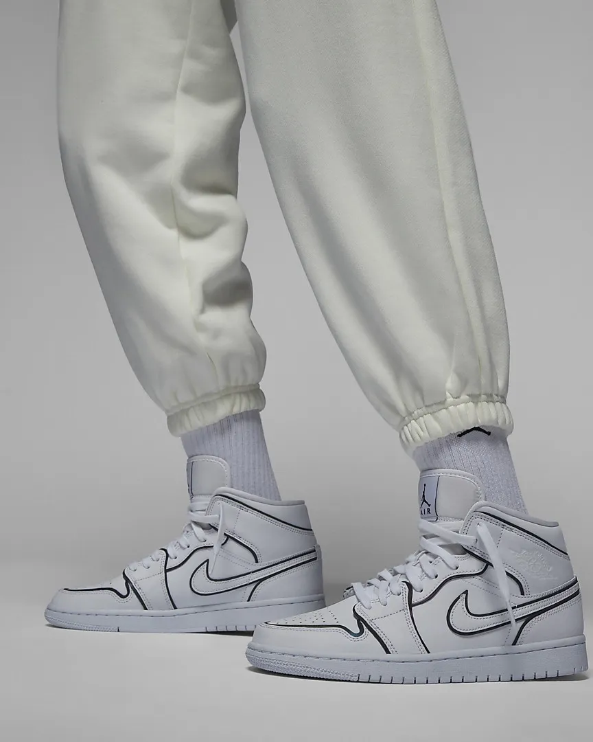 Flight Fleece Loose Pants White фото