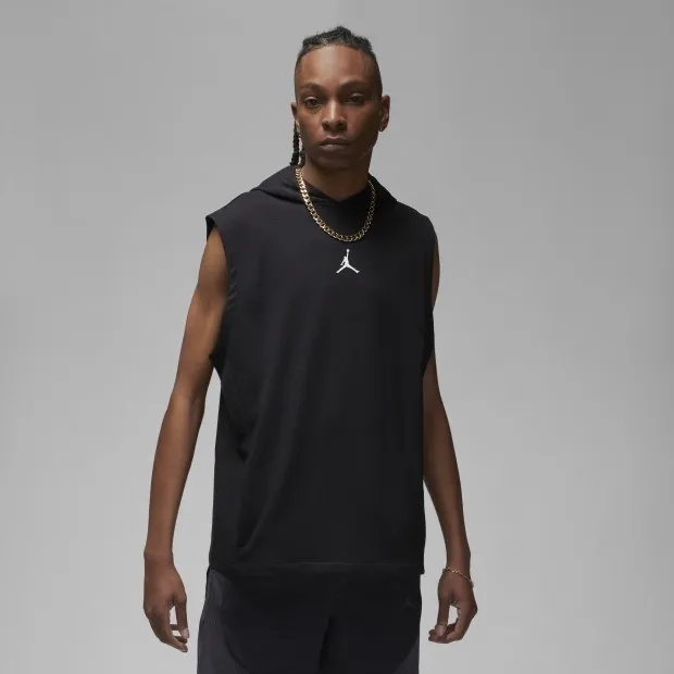 Dri-Fit Hooded Sleeveless Shirt Black фото