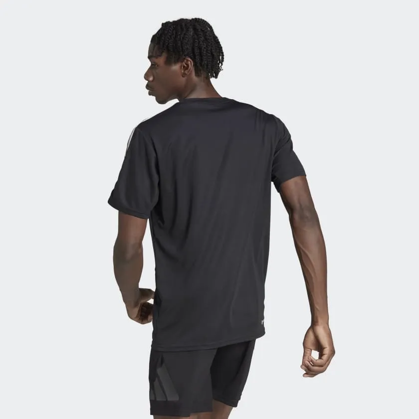 Aeroready 3-Stripes Training Tee Black фото