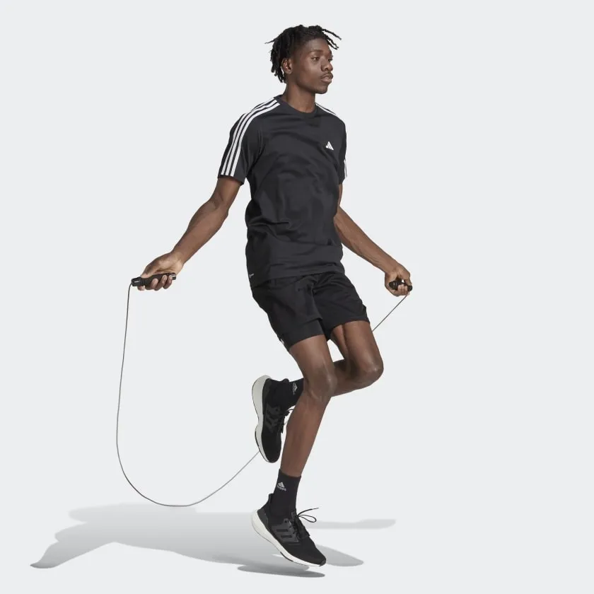 Aeroready 3-Stripes Training Tee Black фото