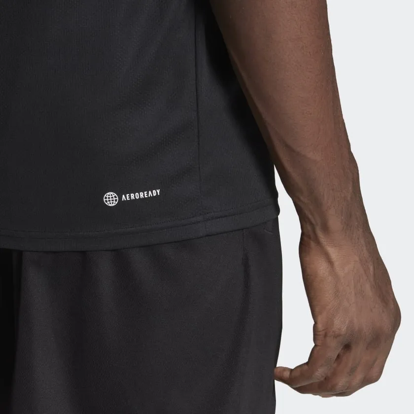 Aeroready 3-Stripes Training Tee Black фото
