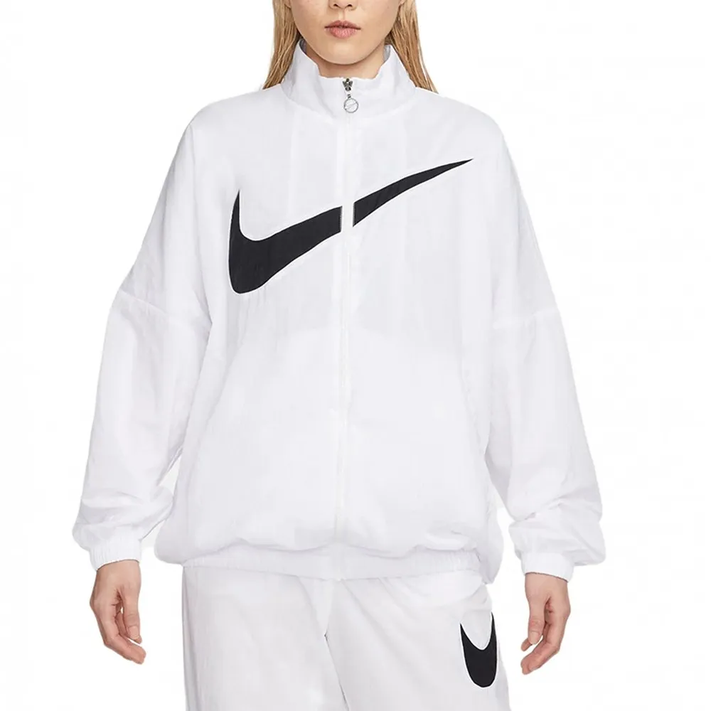 Zip Woven Tracksuit Jacket White фото