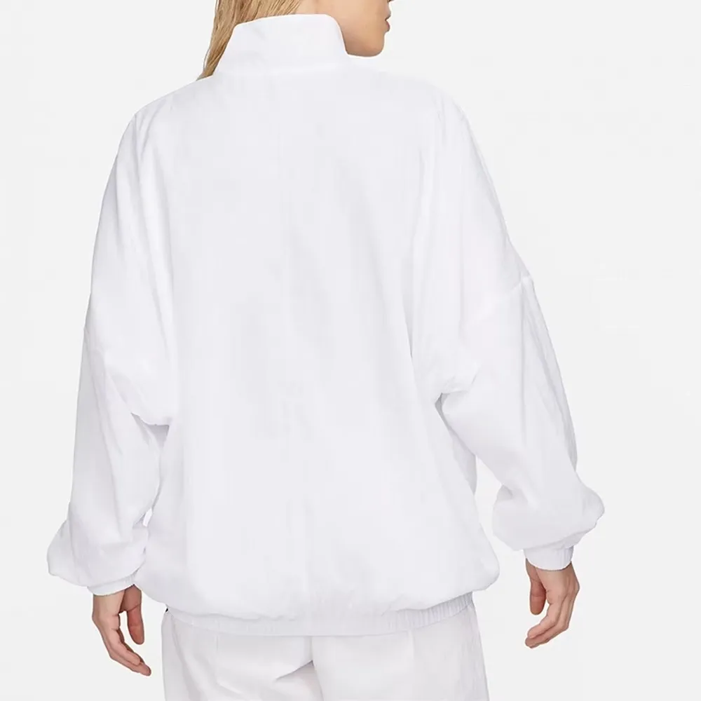 Zip Woven Tracksuit Jacket White фото