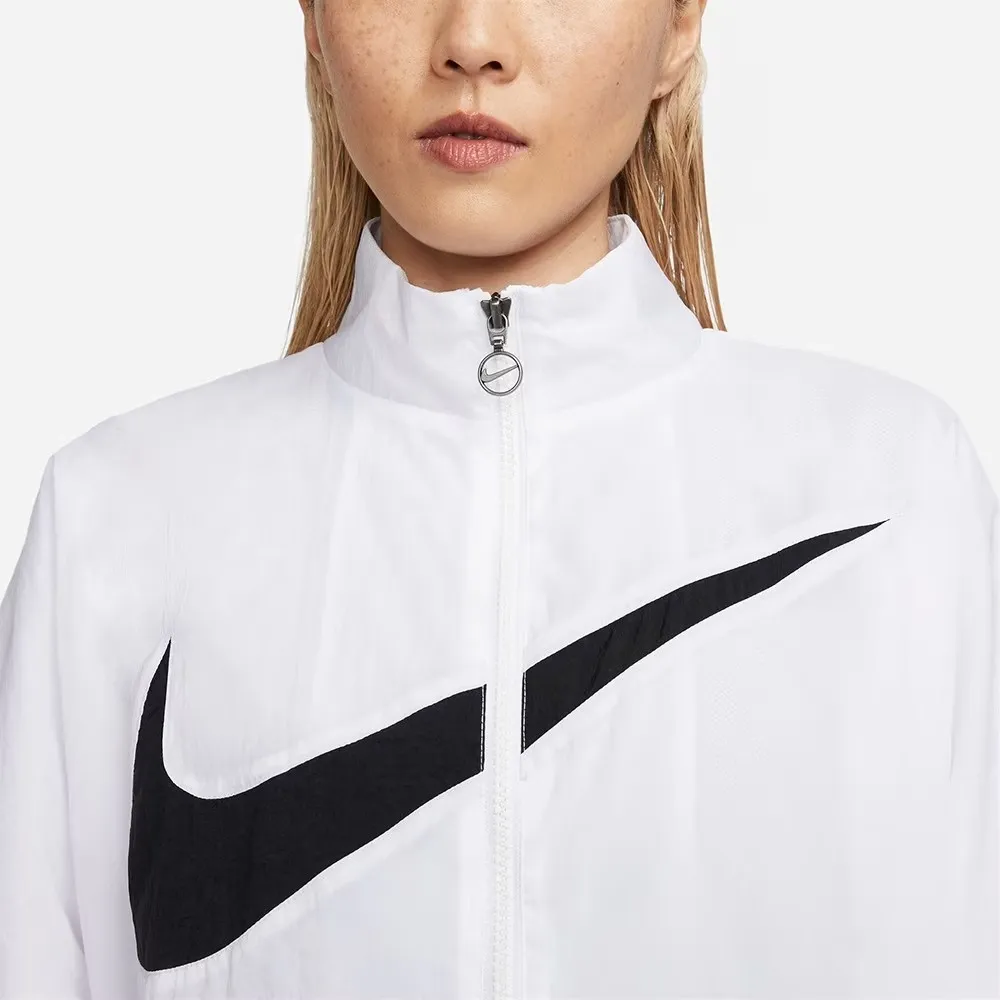 Zip Woven Tracksuit Jacket White фото