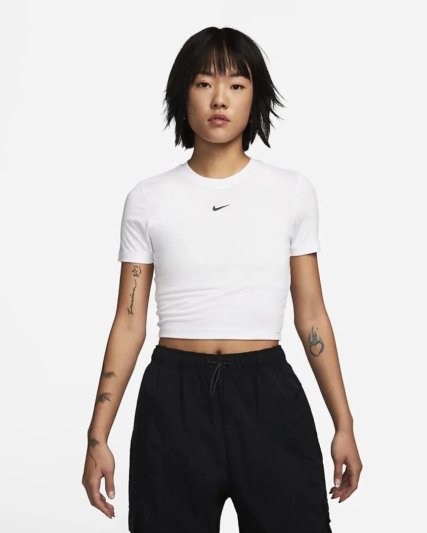 Crew-Neck Top White