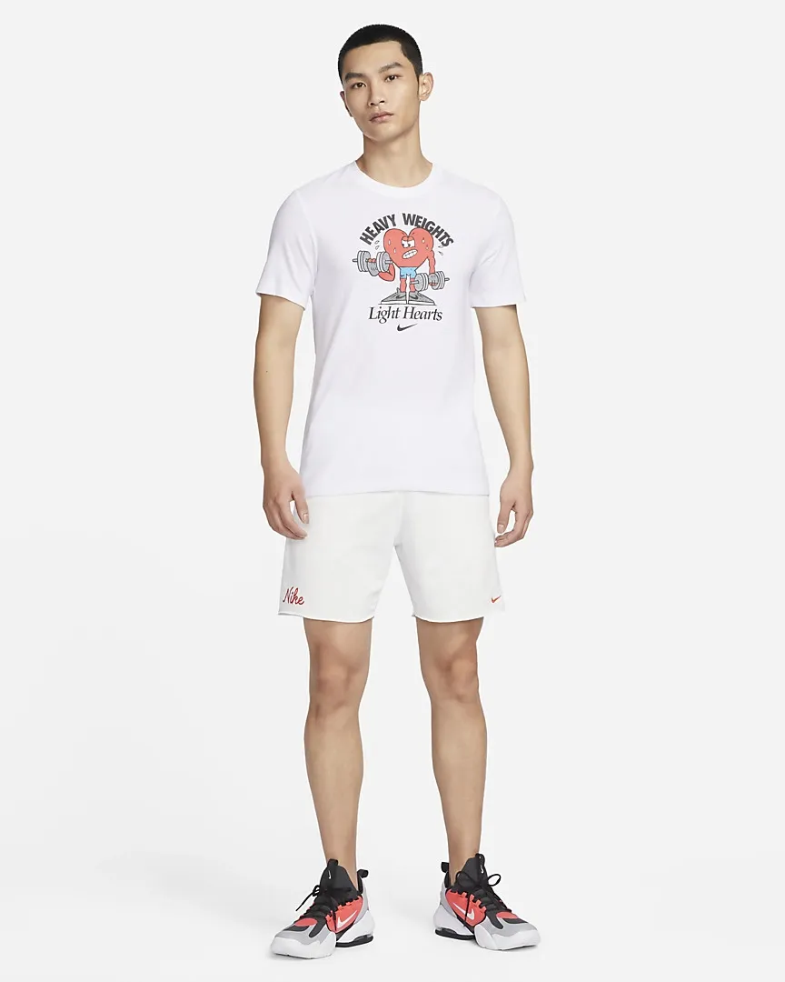 Dri-Fit Fleece Shorts White фото