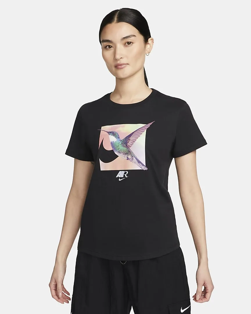 Humming-Swoosh Tee Black