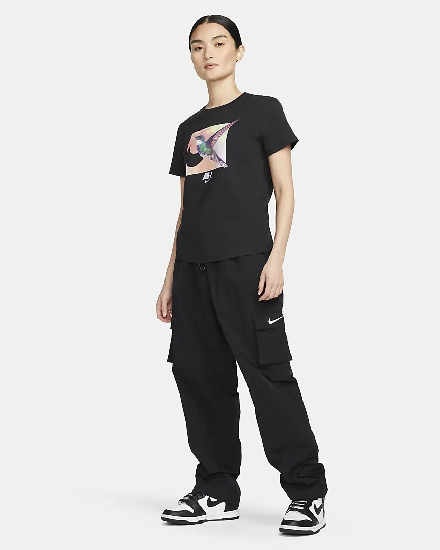 Humming-Swoosh Tee Black фото