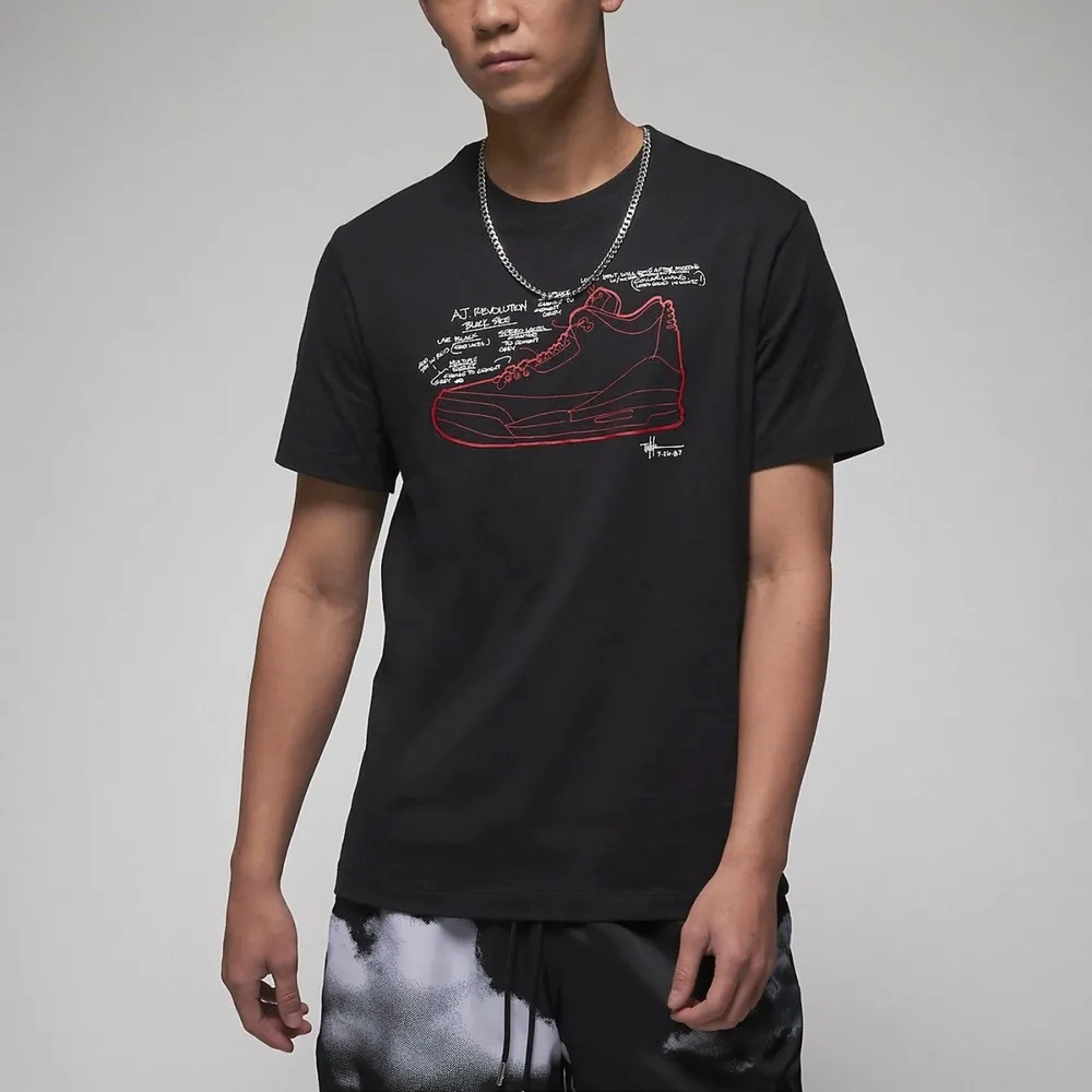 Essentials Sneakers Tee Black