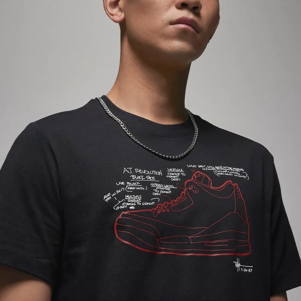 Essentials Sneakers Tee Black фото
